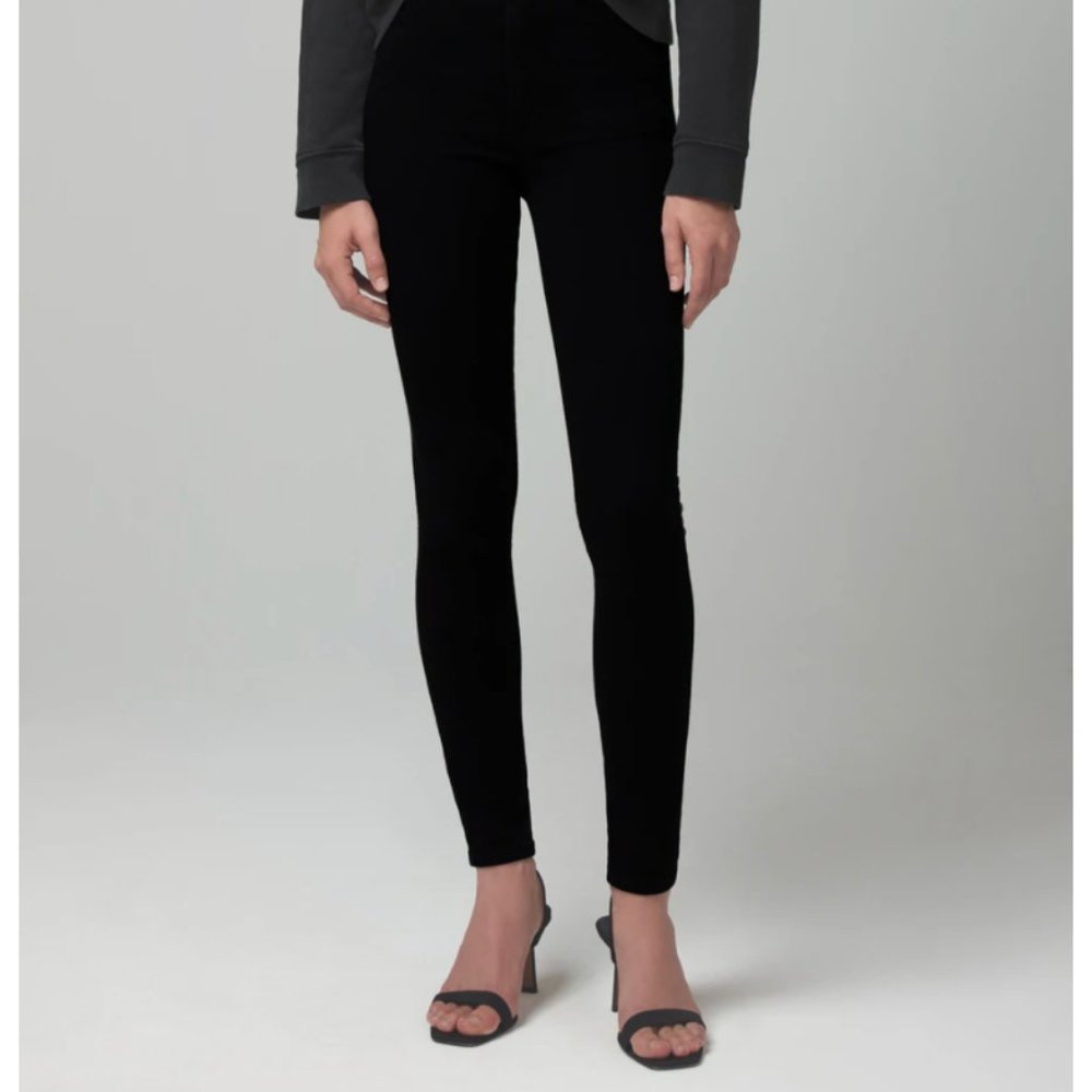 Citizens of Humanity Rocket High Rise Black Skinny